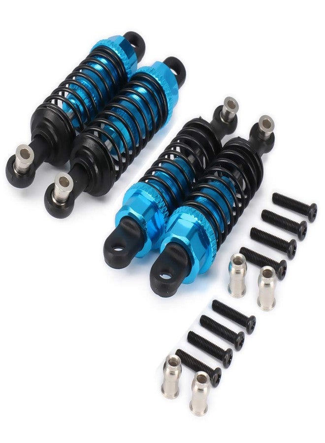 HobbyCrawler 4pcs Front/Rear Shock Absorber Kits for 1/18 RC Wltoys A959 A969 A979 K929 Parts Buggy Truck Rally Car Upgrades (Blue) - Image 1